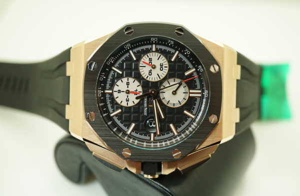 Audemars PIGUET ROYAL OAK OFFSHORE 26401RO ROSE GOLD AP SERVICED WARRANTY FULL SET - Image 9
