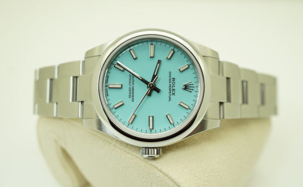 Rolex 277200 OYSTER PERPETUAL 31MM TIFFANY TURQUOISE DIAL 2021 COMPLETE SET - Image 9
