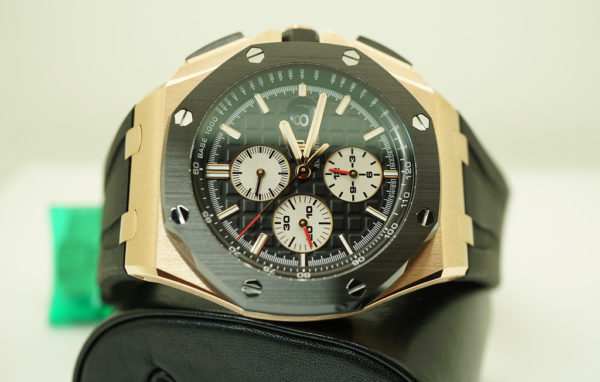 Audemars PIGUET ROYAL OAK OFFSHORE 26401RO ROSE GOLD AP SERVICED WARRANTY FULL SET - Image 10