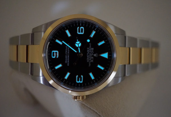 BRAND NEW Rolex 124273 EXPLORER 1 18K YELLOW GOLD STAINLESS STEEL 36MM 2021 FULL SET - Image 11