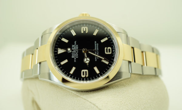 BRAND NEW Rolex 124273 EXPLORER 1 18K YELLOW GOLD STAINLESS STEEL 36MM 2021 FULL SET - Image 10