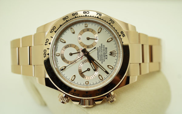 Rolex 116505 DAYTONA 18K EVEROSE GOLD IVORY DIAL 2021 WARRANTY FULL SET - Image 9