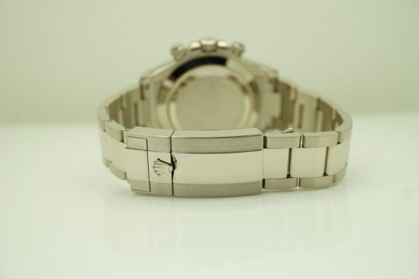Rolex 116509 COSMOGRAPH DAYTONA 18K WHITE GOLD STEEL DIAL 2022 WARRANTY FULL SET - Image 6