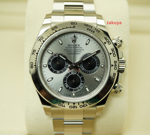Rolex 116509 COSMOGRAPH DAYTONA 18K WHITE GOLD STEEL DIAL 2022 WARRANTY FULL SET