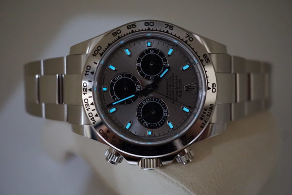 Rolex 116509 COSMOGRAPH DAYTONA 18K WHITE GOLD STEEL DIAL 2022 WARRANTY FULL SET - Image 10