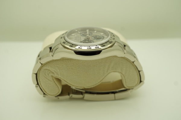 Rolex 116509 COSMOGRAPH DAYTONA 18K WHITE GOLD STEEL DIAL 2022 WARRANTY FULL SET - Image 3