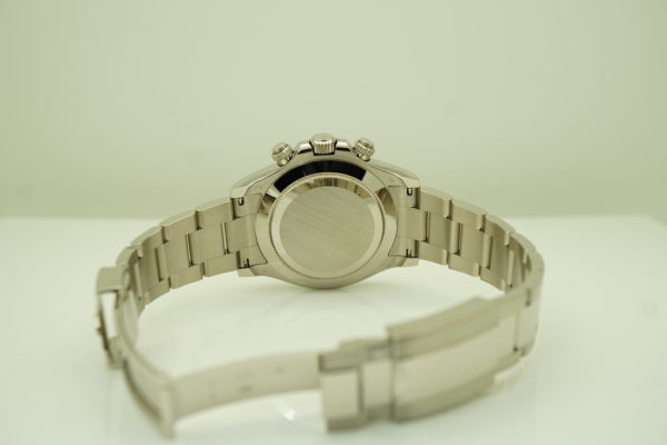 Rolex 116509 COSMOGRAPH DAYTONA 18K WHITE GOLD STEEL DIAL 2022 WARRANTY FULL SET - Image 7