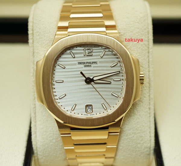 MINT Patek PHILIPPE 7118/1R NAUTILUS 18K ROSE GOLD WHITE DIAL 2022 FULL SET