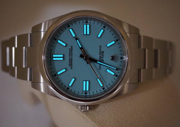MINT Rolex 124300 OYSTER PERPETUAL 41MM TIFFANY TURQUOISE DIAL 2021 FULL SET - Image 11