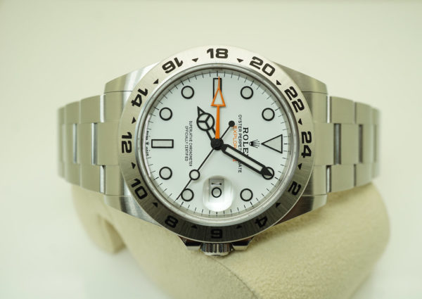 Rolex 226570 EXPLORER 2 POLAR WHITE DIAL 42MM NEW MODEL WARRANTY FULL SET - Image 9