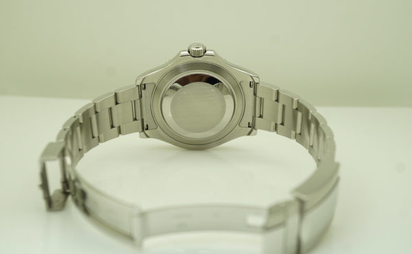 Rolex 116622 YACHTMASTER PLATINUM BEZEL BLUE DIAL 40MM WARRANTY FULL SET - Image 8
