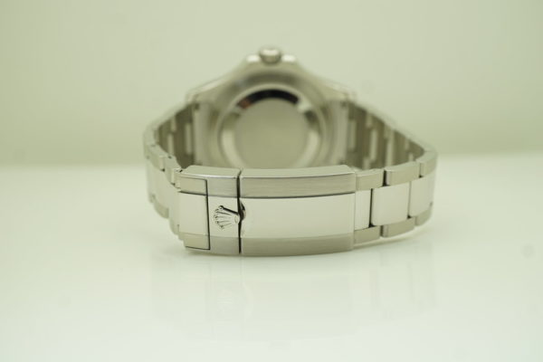Rolex 116622 YACHTMASTER PLATINUM BEZEL BLUE DIAL 40MM WARRANTY FULL SET - Image 7