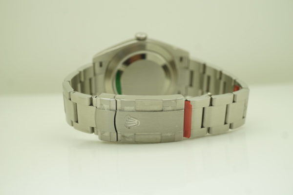MINT Rolex 124300 OYSTER PERPETUAL 41 CORAL RED DIAL 2021 WARRANTY FULL SET - Image 7