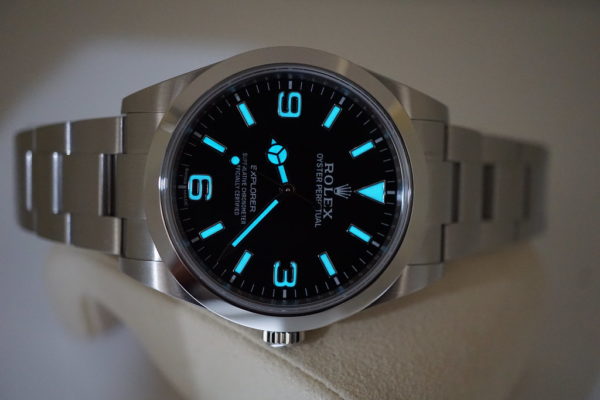 Rolex 214270 EXPLORER I FULL LUME DIAL 39MM DISCONTINUED 2019 WARRANTY FULL SET - Image 11