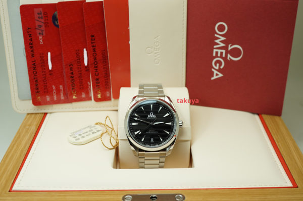 Omega SEAMASTER AQUA TERRA 150M BLACK DIAL BRACELET 41MM 2022 FULL SET - Image 2