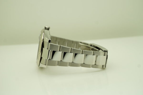 Rolex 126334 DATEJUST 41 FLUTED BEZEL BLUE STICK DIAL OYSTER 2020 FULL SET - Image 5