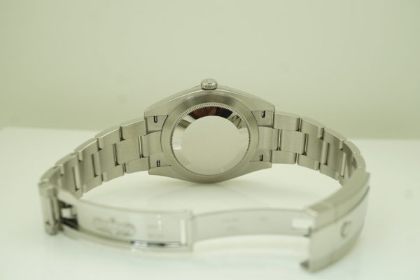 Rolex 126334 DATEJUST 41 FLUTED BEZEL BLUE STICK DIAL OYSTER 2020 FULL SET - Image 8