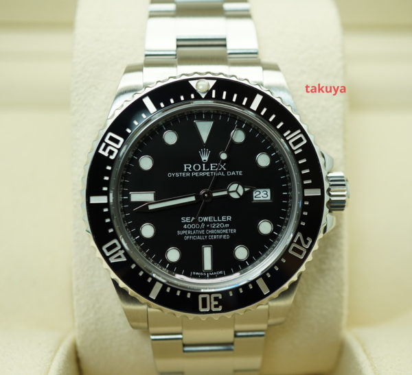 Rolex 116600 SD4K SEA-DWELLER 4000 CERAMIC BEZEL 40MM 2015 COMPLETE SET