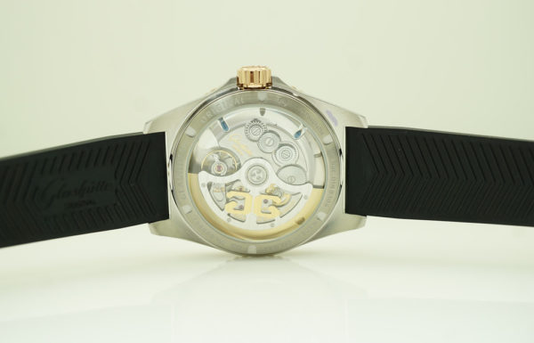 MINT Glashutte ORIGINAL SeaQ PANORAMA DATE STEEL ROSE GOLD GREY DIAL 2022 - Image 6