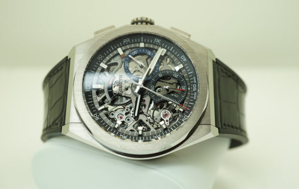 Zenith DEFY EL PRIMERO 21 CHRONOGRAPH OPENWORKED DIAL TITANIUM 2021 FULL SET - Image 9
