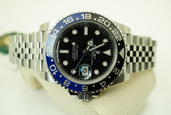 NEW Rolex 126710BLNR GMT MASTER II BLACK BLUE BEZEL JUBILEE BAND 2021 FULL SET - Image 9