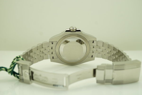 NEW Rolex 126710BLNR GMT MASTER II BLACK BLUE BEZEL JUBILEE BAND 2021 FULL SET - Image 8