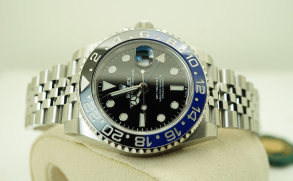 NEW Rolex 126710BLNR GMT MASTER II BLACK BLUE BEZEL JUBILEE BAND 2021 FULL SET - Image 10