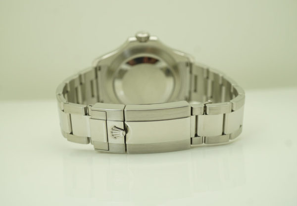 Rolex 116622 YACHTMASTER PLATINUM BEZEL DARK RHODIUM DIAL 40MM WARRANTY FULL SET - Image 7