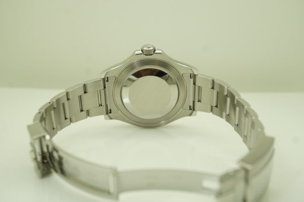Rolex 116622 YACHTMASTER PLATINUM BEZEL DARK RHODIUM DIAL 40MM WARRANTY FULL SET - Image 8