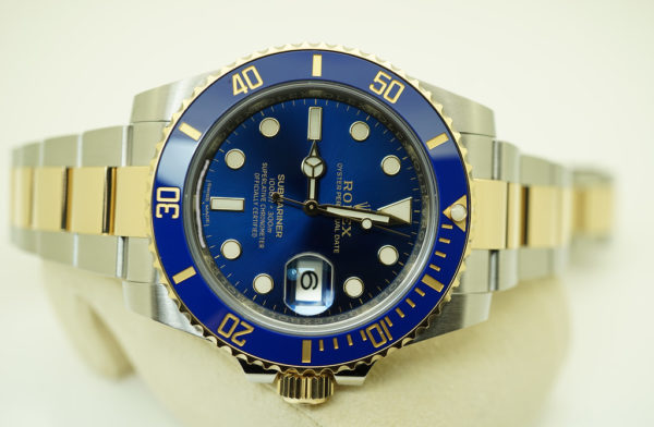 Rolex 116613LB SUBMARINER 2 TONE SUNBURST BLUE DIAL 2019 WARRANTY FULL SET - Image 9