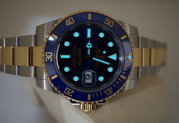 Rolex 116613LB SUBMARINER 2 TONE SUNBURST BLUE DIAL 2019 WARRANTY FULL SET - Image 11