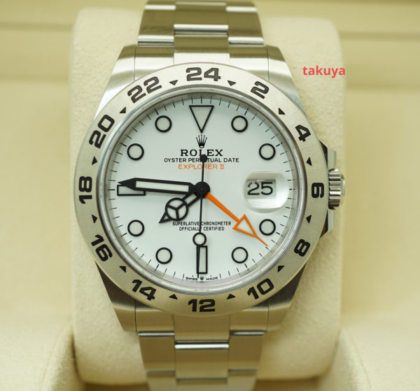 Rolex 226570 EXPLORER 2 POLAR WHITE DIAL 42MM NEW MODEL 2021 WARRANTY FULL SET