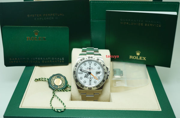 Rolex 226570 EXPLORER 2 POLAR WHITE DIAL 42MM NEW MODEL 2021 WARRANTY FULL SET - Image 2