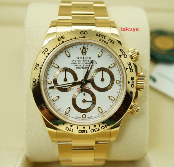BRAND NEW Rolex 116508 DAYTONA 18K YELLOW GOLD WHITE DIAL 2022 COMPLETE SET