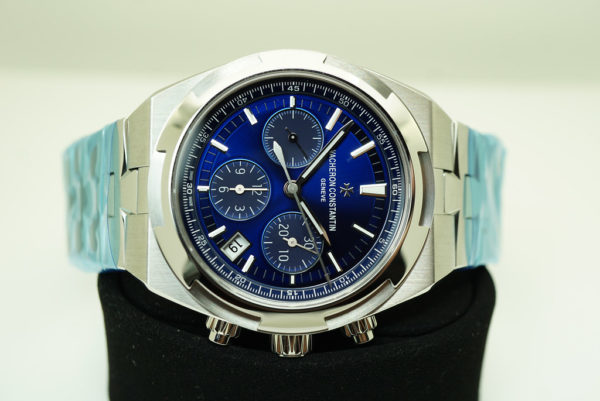 LIKE NEW Vacheron CONSTANTIN OVERSEAS CHRONOGRAPH 5500V BLUE DIAL 2022 COMPLETE SET - Image 7