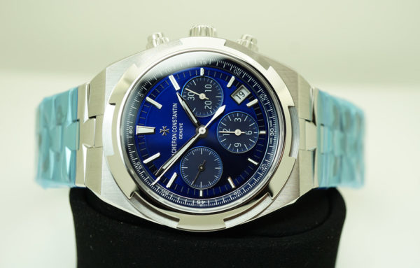 LIKE NEW Vacheron CONSTANTIN OVERSEAS CHRONOGRAPH 5500V BLUE DIAL 2022 COMPLETE SET - Image 8