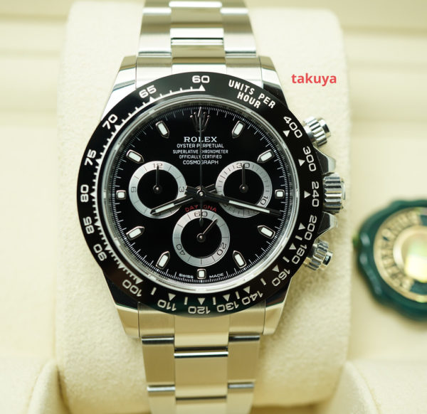 BRAND NEW Rolex 116500LN COSMOGRAPH DAYTONA CERAMIC BLACK DIAL 2022 COMPLETE SET