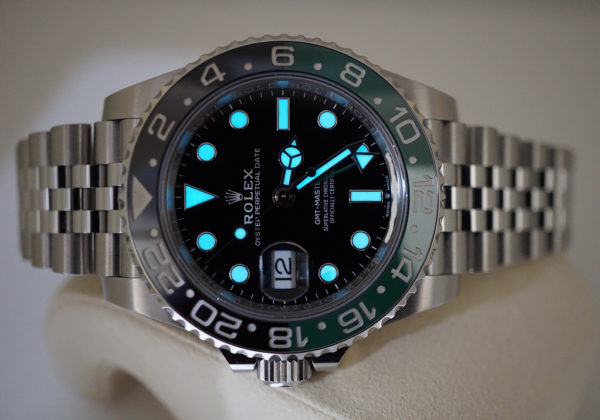 BRAND NEW Rolex 126720VTNR GMT MASTER II LEFTY BLACK GREEN SPRITE JUBILEE 2022 MODEL - Image 11