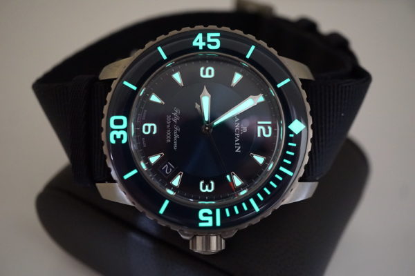 Blancpain FIFTY FATHOMS AUTOMATIC BLUE DIAL TITANIUM 45MM 2021 WARRANTY FULL SET - Image 9