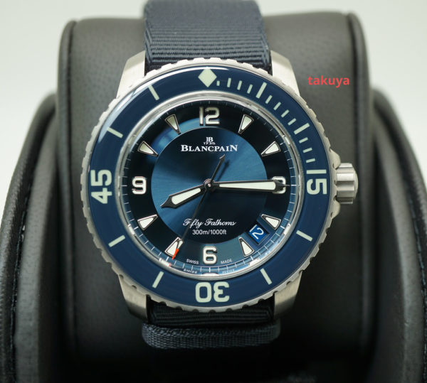 Blancpain FIFTY FATHOMS AUTOMATIC BLUE DIAL TITANIUM 45MM 2021 WARRANTY FULL SET