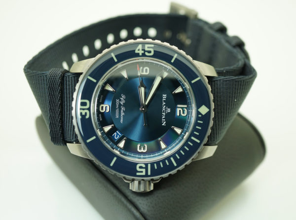 Blancpain FIFTY FATHOMS AUTOMATIC BLUE DIAL TITANIUM 45MM 2021 WARRANTY FULL SET - Image 7