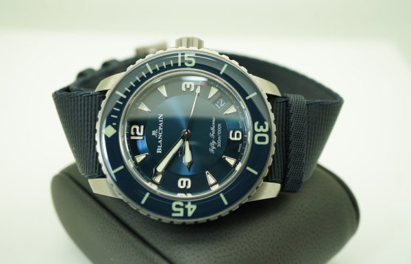 Blancpain FIFTY FATHOMS AUTOMATIC BLUE DIAL TITANIUM 45MM 2021 WARRANTY FULL SET - Image 8