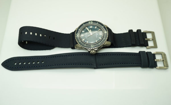 Blancpain FIFTY FATHOMS AUTOMATIC BLUE DIAL TITANIUM 45MM 2021 WARRANTY FULL SET - Image 5