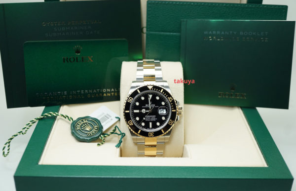 Rolex 126613LN SUBMARINER 18K YG STEEL BLACK DIAL 41MM WARRANTY FULL SET - Image 2