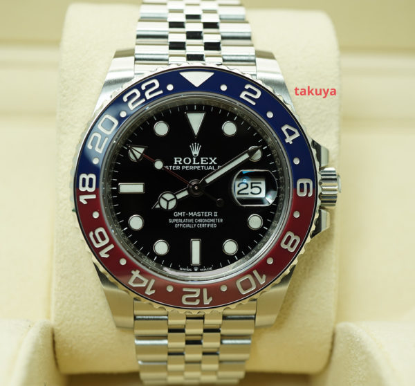 Rolex 126710BLRO PEPSI GMT MASTER II RED BLUE BEZEL JUBILEE 2018 FULL SET