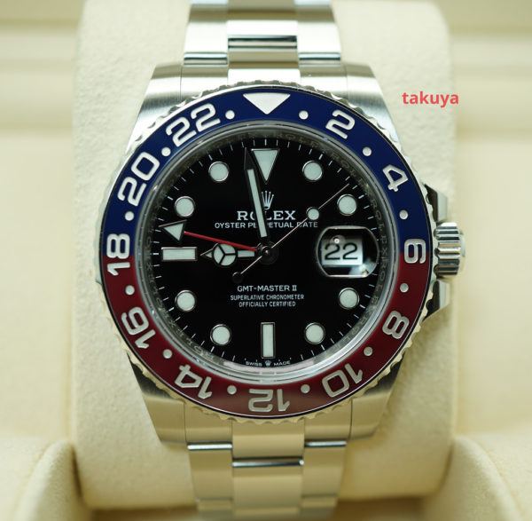 Rolex 126710BLRO PEPSI GMT MASTER 2 RED BLUE BEZEL OYSTER BAND 2021 FULL SET