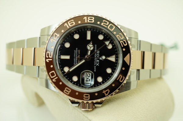 BRAND NEW Rolex 126711CHNR GMT MASTER 2 ROSE GOLD STEEL ROOTBEER 2022 FULL SET - Image 9