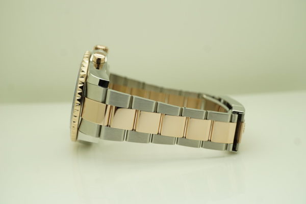 Rolex 116681 YACHTMASTER II ROSE GOLD STEEL NEWER DIAL 2020 WARRANTY FULL SET - Image 5