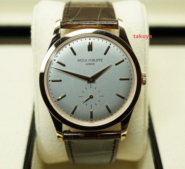 Patek PHILIPPE 5196R 18K ROSE GOLD CALATRAVA SILVER DIAL 37MM 2021 FULL SET