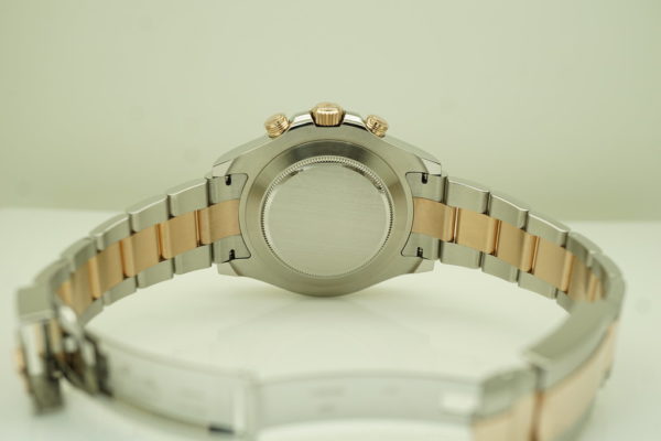 Rolex 116681 YACHTMASTER II ROSE GOLD STEEL NEWER DIAL 2020 WARRANTY FULL SET - Image 8